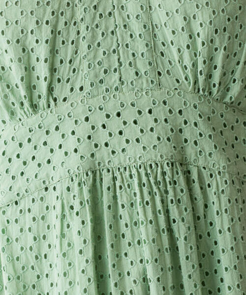 NE QUITTEZ PAS!（ヌキテパ）の「【完全別注】ne quittez pas × EMMEL REFINES カットワーク ロングワンピース / ヌキテパ　（ワンピース・レディース・ライトブルー/ピンク/ライム・FREE）」の13枚目の写真