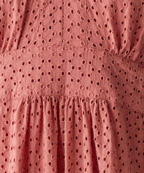 NE QUITTEZ PAS!（ヌキテパ）の「【完全別注】ne quittez pas × EMMEL REFINES カットワーク ロングワンピース / ヌキテパ　（ワンピース・レディース・ライトブルー/ピンク/ライム・FREE）」の8枚目の写真