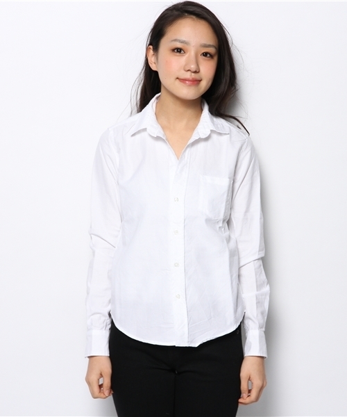 The SAZABY LEAGUE SELECT(ザサザビーリーグセレクト)の「Frank&Eileen BARRY/OXFORD WOX(シャツ/ブラウス・レディース・ホワイト・XX-SMALL)」の2枚目の写真