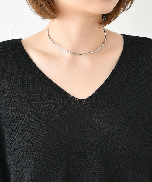 DouDou（ドゥドゥ）の「袖ボリュームVプルオーバー（ニット/セーター・レディース・ベージュ/ブラック/ブラウン・FREE）」の12枚目の写真