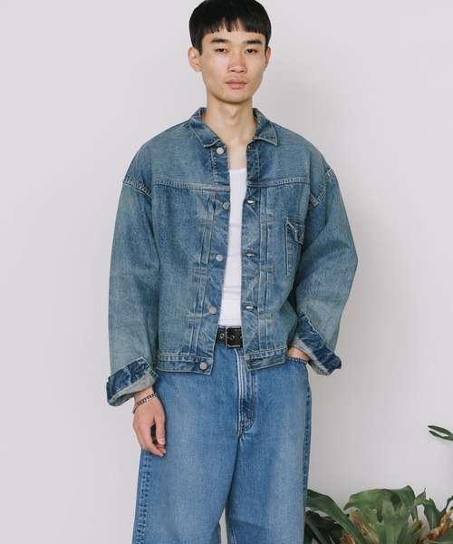 セール】orslow/オアスロウ TYPE1 40'S PLEATED FRONT BLOUSE
