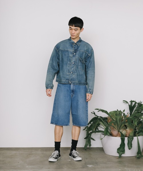 orSlow（オアスロウ）の「orslow/オアスロウ TYPE1 40'S PLEATED FRONT BLOUSE USED WASH デニムジャケット 2026年春夏（デニムジャケット・メンズ・インディゴブルー/ブルー・4/2/3）」の10枚目の写真