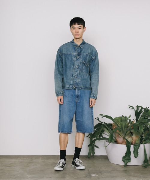 orSlow（オアスロウ）の「orslow/オアスロウ TYPE1 40'S PLEATED FRONT BLOUSE USED WASH デニムジャケット 2026年春夏（デニムジャケット・メンズ・インディゴブルー/ブルー・4/2/3）」の11枚目の写真