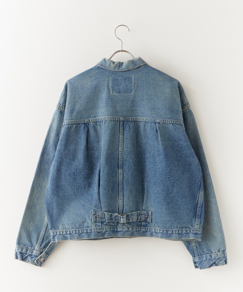 セール】orslow/オアスロウ TYPE1 40'S PLEATED FRONT BLOUSE