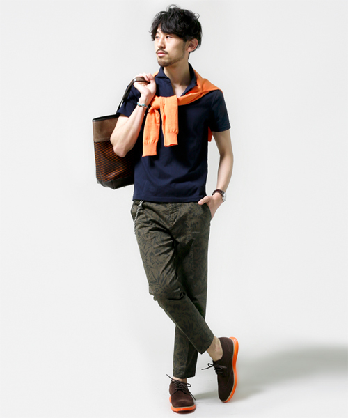 NANO universe（ナノユニバース）の「テイパードクロップドPT（スラックス・メンズ・ベージュ/カーキ/チャコール・44/46/48/50）」の11枚目の写真