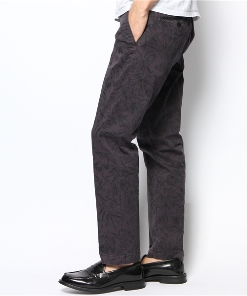 NANO universe（ナノユニバース）の「テイパードクロップドPT（スラックス・メンズ・ベージュ/カーキ/チャコール・44/46/48/50）」の6枚目の写真