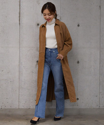 コーデュロイシャツワンピース【WEB/EC限定商品】
