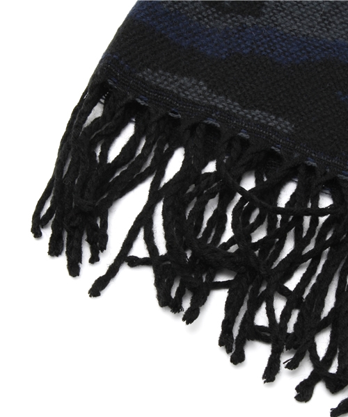 WEGO（ウィゴー）の「WEGO/カモフラストール（ストール/ショール・メンズ・カーキ/ネイビー・FREE）」の5枚目の写真