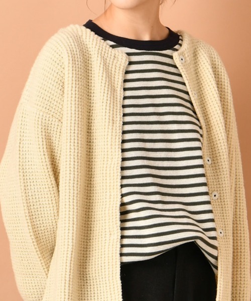 PUAL CE CIN(ピュアルセシン)の「ボーダークルーネックプルオーバー(Tシャツ/カットソー・レディース・その他1/その他2/その他3/その他4/その他5・FREE)」の4枚目の写真