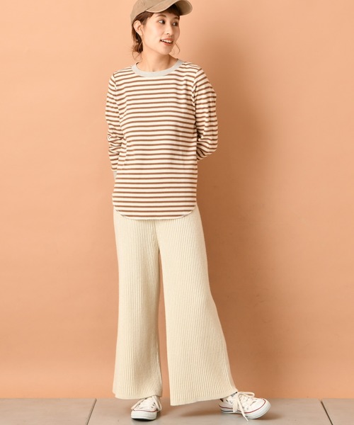 PUAL CE CIN(ピュアルセシン)の「ボーダークルーネックプルオーバー(Tシャツ/カットソー・レディース・その他1/その他2/その他3/その他4/その他5・FREE)」の14枚目の写真