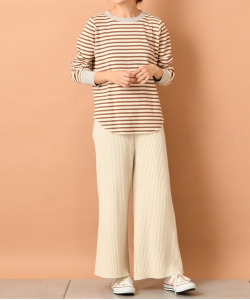 PUAL CE CIN(ピュアルセシン)の「ボーダークルーネックプルオーバー(Tシャツ/カットソー・レディース・その他1/その他2/その他3/その他4/その他5・FREE)」の15枚目の写真