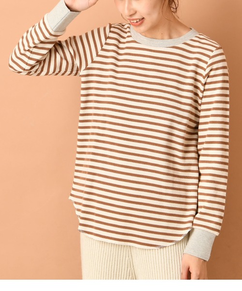PUAL CE CIN(ピュアルセシン)の「ボーダークルーネックプルオーバー(Tシャツ/カットソー・レディース・その他1/その他2/その他3/その他4/その他5・FREE)」の16枚目の写真