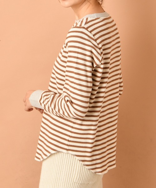 PUAL CE CIN(ピュアルセシン)の「ボーダークルーネックプルオーバー(Tシャツ/カットソー・レディース・その他1/その他2/その他3/その他4/その他5・FREE)」の17枚目の写真