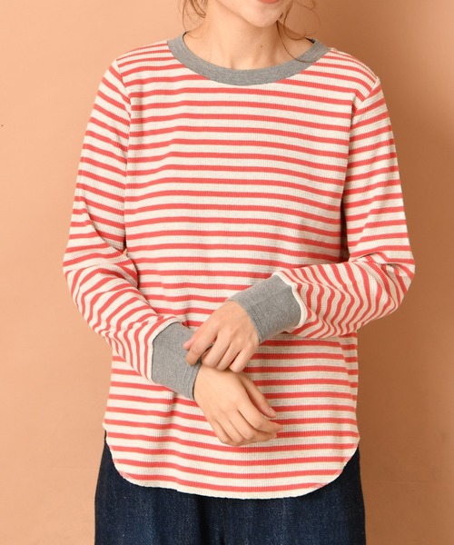 PUAL CE CIN(ピュアルセシン)の「ボーダークルーネックプルオーバー(Tシャツ/カットソー・レディース・その他1/その他2/その他3/その他4/その他5・FREE)」の19枚目の写真