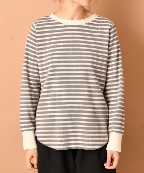 PUAL CE CIN(ピュアルセシン)の「ボーダークルーネックプルオーバー(Tシャツ/カットソー・レディース・その他1/その他2/その他3/その他4/その他5・FREE)」の6枚目の写真
