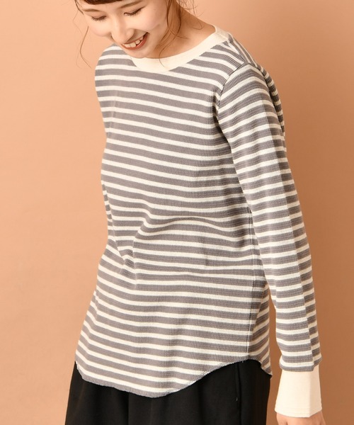 PUAL CE CIN(ピュアルセシン)の「ボーダークルーネックプルオーバー(Tシャツ/カットソー・レディース・その他1/その他2/その他3/その他4/その他5・FREE)」の11枚目の写真