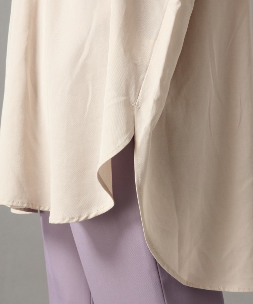 LOWRYS FARM（ローリーズファーム）の「テンセルＣＰＯシャツ　869350（シャツ/ブラウス・レディース・ブルー/グリーン/アイボリー/チャコールグレー・FREE）」の20枚目の写真