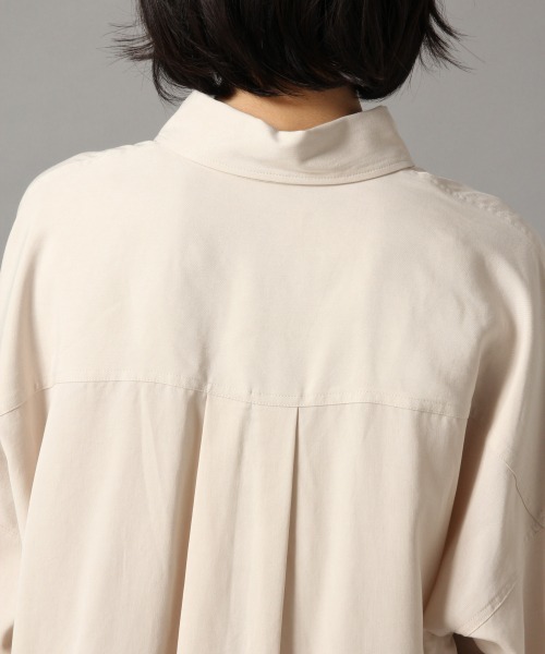 LOWRYS FARM（ローリーズファーム）の「テンセルＣＰＯシャツ　869350（シャツ/ブラウス・レディース・ブルー/グリーン/アイボリー/チャコールグレー・FREE）」の21枚目の写真