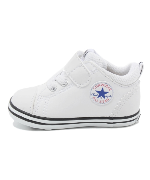 CONVERSE（コンバース）の「MINI ALL STAR/ミニ オールスター（スニーカー・キッズ・ホワイト・14cm/13.5㎝/12.5cm/15cm/13cm/14.5㎝/12cm）」の10枚目の写真