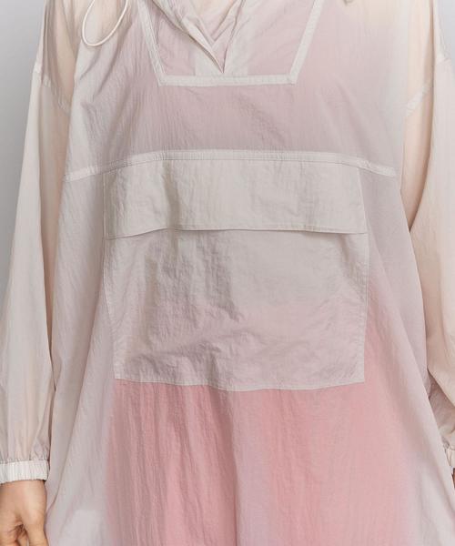 BEAUTY&YOUTH シアーアノラックチュニック オフホワイト - メルカリ