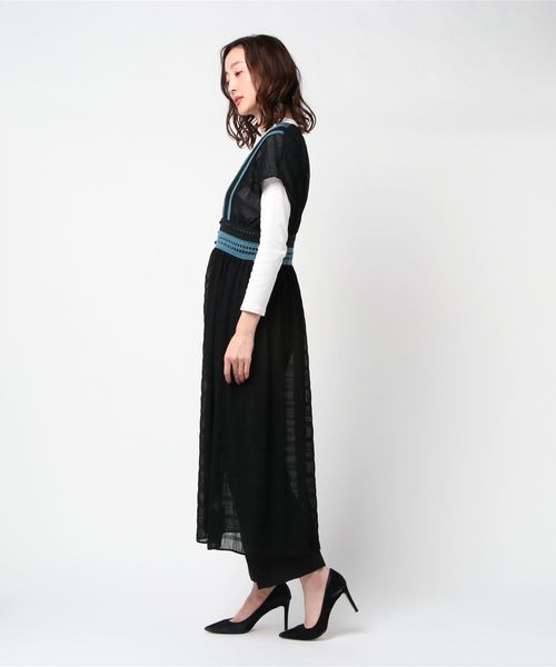 EBONY/エボニー FRINGE TIGHT SKIRT EBONY/エボニー FRINGE TIGHT SKIRT
