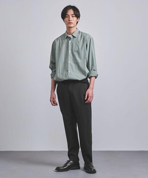 UNITED ARROWS（ユナイテッドアローズ）の「＜UNITED ARROWS＞ コットン リヨセル チェック レギュラーカラー（シャツ/ブラウス・メンズ・ケリー/ブラウン・SMALL/X-LARGE/MEDIUM/LARGE）」の4枚目の写真