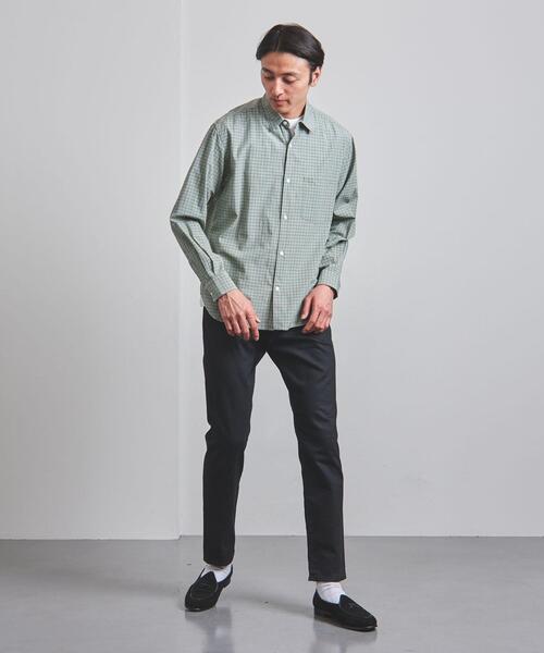 UNITED ARROWS（ユナイテッドアローズ）の「＜UNITED ARROWS＞ コットン リヨセル チェック レギュラーカラー（シャツ/ブラウス・メンズ・ケリー/ブラウン・SMALL/X-LARGE/MEDIUM/LARGE）」の3枚目の写真