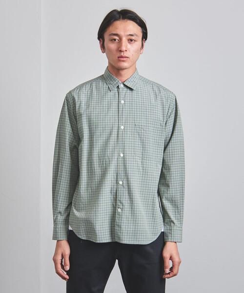 UNITED ARROWS（ユナイテッドアローズ）の「＜UNITED ARROWS＞ コットン リヨセル チェック レギュラーカラー（シャツ/ブラウス・メンズ・ケリー/ブラウン・SMALL/X-LARGE/MEDIUM/LARGE）」の7枚目の写真