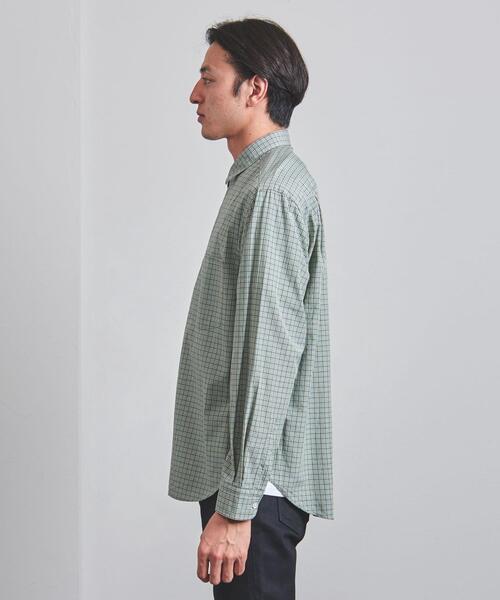 UNITED ARROWS（ユナイテッドアローズ）の「＜UNITED ARROWS＞ コットン リヨセル チェック レギュラーカラー（シャツ/ブラウス・メンズ・ケリー/ブラウン・SMALL/X-LARGE/MEDIUM/LARGE）」の9枚目の写真