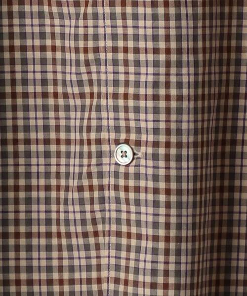 UNITED ARROWS（ユナイテッドアローズ）の「＜UNITED ARROWS＞ コットン リヨセル チェック レギュラーカラー（シャツ/ブラウス・メンズ・ケリー/ブラウン・SMALL/X-LARGE/MEDIUM/LARGE）」の10枚目の写真