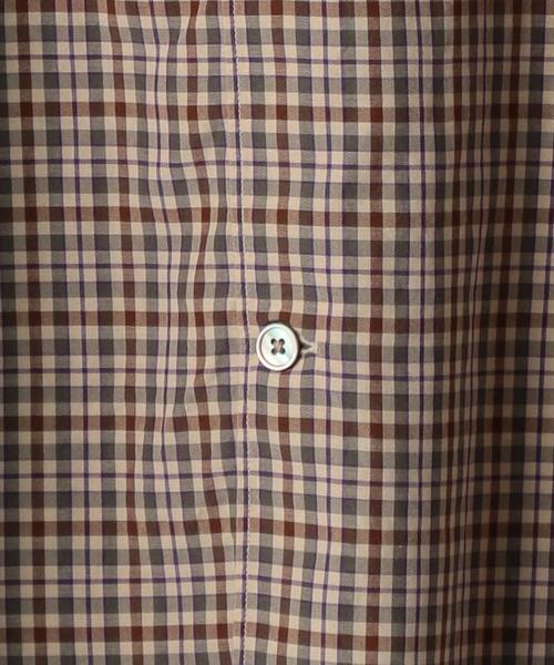 UNITED ARROWS（ユナイテッドアローズ）の「＜UNITED ARROWS＞ コットン リヨセル チェック レギュラーカラー（シャツ/ブラウス・メンズ・ケリー/ブラウン・SMALL/X-LARGE/MEDIUM/LARGE）」の17枚目の写真