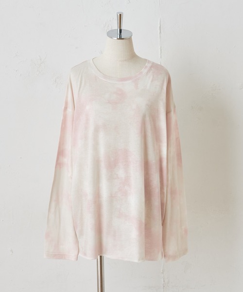 one after another NICE CLAUP(ワンアフターアナザーナイスクラップ)の「タイダイTシャツ(Tシャツ/カットソー・レディース・サックスブルー/ピンク・FREE)」の20枚目の写真