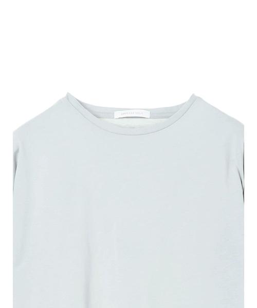 AMERICAN HOLIC（アメリカンホリック）の「前後差スクエアカットチュニック（Tシャツ/カットソー・レディース・オフホワイト/チャコールグレー/ベージュ/サックスブルー・FREE）」の17枚目の写真