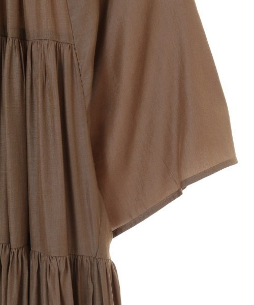 CLANE(クラネ)の「【CLANE(クラネ)】ダブルフェイスティアードワンピース 19112-5061(ワンピース・レディース・ブラック/ベージュ/ピンク・1/2)」の12枚目の写真