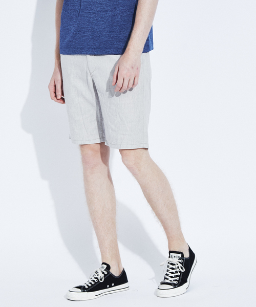 ABAHOUSE GRAY(アバハウスグレイ)の「【展開店舗限定】バニランス ストレッチ リブ ショートパンツ(その他パンツ・メンズ・ベージュ/グレー/ブラック/ネイビー・46/50/48)」の2枚目の写真