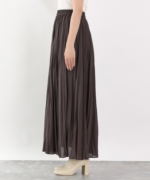 LOWRYS FARM（ローリーズファーム）の「ベビーシャイニースカート　893366（スカート・レディース・チャコールグレー/グリーン/アイボリー/ピンク系その他・FREE）」の8枚目の写真