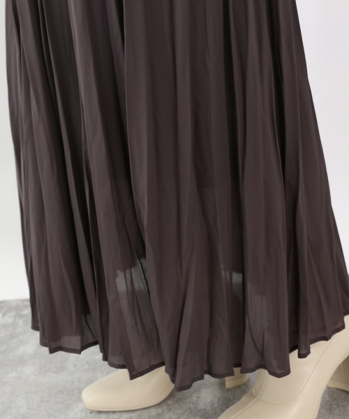 LOWRYS FARM（ローリーズファーム）の「ベビーシャイニースカート　893366（スカート・レディース・チャコールグレー/グリーン/アイボリー/ピンク系その他・FREE）」の5枚目の写真