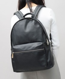 選べる2素材 フェイクレザー デイパック(スムース・シボ)
