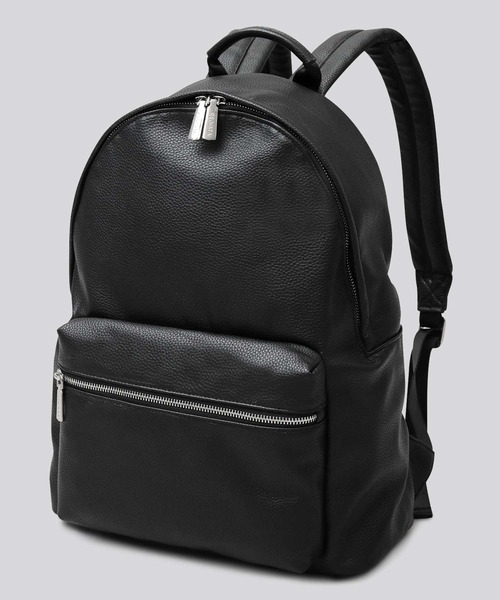 REGiSTA（レジスタ）の「選べる2素材 フェイクレザー デイパック（スムース・シボ）（バックパック/リュック・メンズ・ブラック/ブラック系その他・FREE）」の19枚目の写真