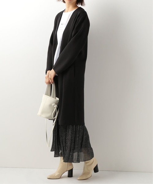 Simplicite（サンプリシテ）の「ダンボールノーカラーコート◆（ノーカラーコート・レディース・ブラック/ブラウン/ベージュ・FREE）」の22枚目の写真