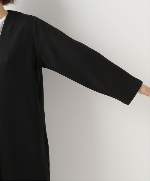 Simplicite（サンプリシテ）の「ダンボールノーカラーコート◆（ノーカラーコート・レディース・ブラック/ブラウン/ベージュ・FREE）」の10枚目の写真