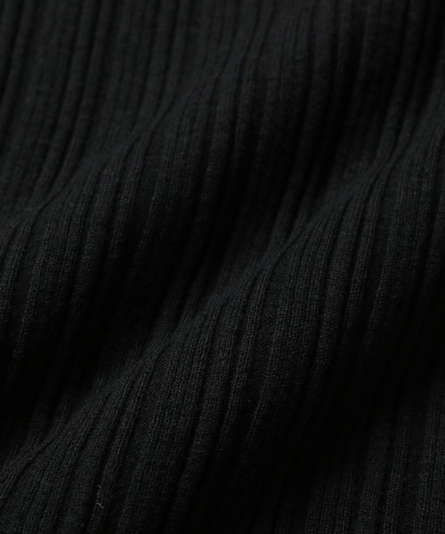 ADAM ET ROPE'（アダムエロペ）の「ランダムリブタートルネック（ニット/セーター・レディース・ブラック/オフホワイト/イエロー系その他・FREE）」の9枚目の写真