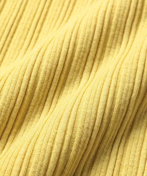 ADAM ET ROPE'（アダムエロペ）の「ランダムリブタートルネック（ニット/セーター・レディース・ブラック/オフホワイト/イエロー系その他・FREE）」の16枚目の写真