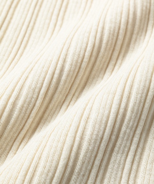 ADAM ET ROPE'（アダムエロペ）の「ランダムリブタートルネック（ニット/セーター・レディース・ブラック/オフホワイト/イエロー系その他・FREE）」の12枚目の写真