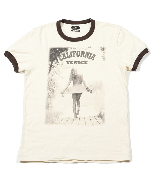 TMT（ティーエムティー）の「【山中崇史さん着用】S/SL C/R VINTAGE TEE(GIRL PHOTO)（Tシャツ/カットソー・メンズ・レッド/サックスブルー/オフホワイト・XX-LARGE/SMALL/MEDIUM/LARGE/X-LARGE）」の19枚目の写真