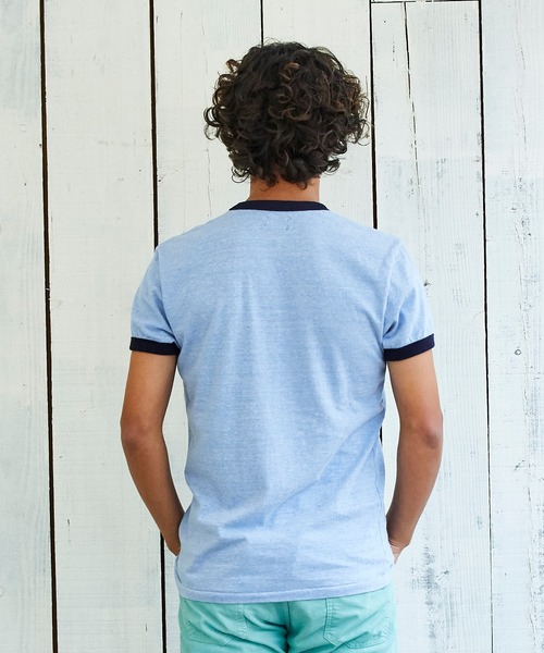 TMT（ティーエムティー）の「【山中崇史さん着用】S/SL C/R VINTAGE TEE(GIRL PHOTO)（Tシャツ/カットソー・メンズ・レッド/サックスブルー/オフホワイト・XX-LARGE/SMALL/MEDIUM/LARGE/X-LARGE）」の9枚目の写真