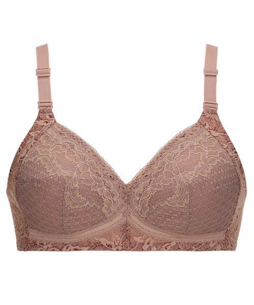 Triumph(トリンプ)の「ボディコンシェルジェ517 ノンワイヤーブラジャー【B,C,Dカップ】TR517 P(ブラジャー・レディース・ベージュ/ブラウン・C70/C90/B95/D80/D75/D90/C75/B90/B75/B80/C85/C80/D70/D85/B85/D95/C95/B70)」の2枚目の写真