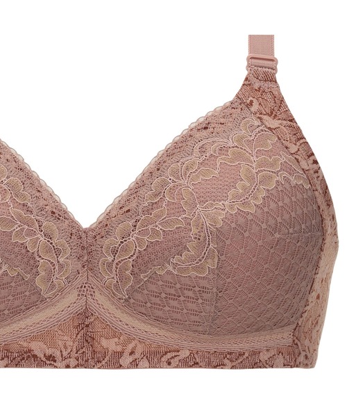 Triumph(トリンプ)の「ボディコンシェルジェ517 ノンワイヤーブラジャー【B,C,Dカップ】TR517 P(ブラジャー・レディース・ベージュ/ブラウン・C70/C90/B95/D80/D75/D90/C75/B90/B75/B80/C85/C80/D70/D85/B85/D95/C95/B70)」の6枚目の写真