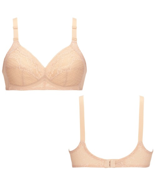 Triumph(トリンプ)の「ボディコンシェルジェ517 ノンワイヤーブラジャー【B,C,Dカップ】TR517 P(ブラジャー・レディース・ベージュ/ブラウン・C70/C90/B95/D80/D75/D90/C75/B90/B75/B80/C85/C80/D70/D85/B85/D95/C95/B70)」の10枚目の写真