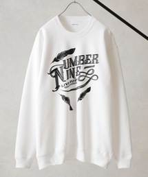 NUMBER (N)INE | 【NUMBER (N)INE】《別注》フェザーロゴ ビッグシルエット フラッフィースウェット クルーネックトレーナー(スウェット)